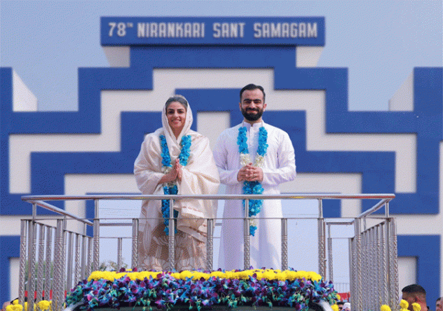 The 78th Annual Nirankari Sant Samagam was inaugurated with a grand ceremony