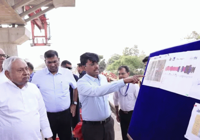 CM Nitish Kumar inspects Bihta Airport and Elevated Corridor