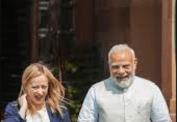 PM Modi met the Prime Minister of Italy