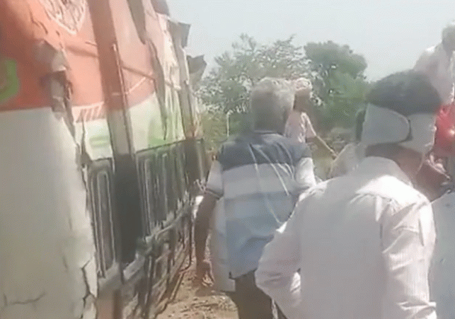 Rajsamand bus accident: Bus overturns near Ganga Guda