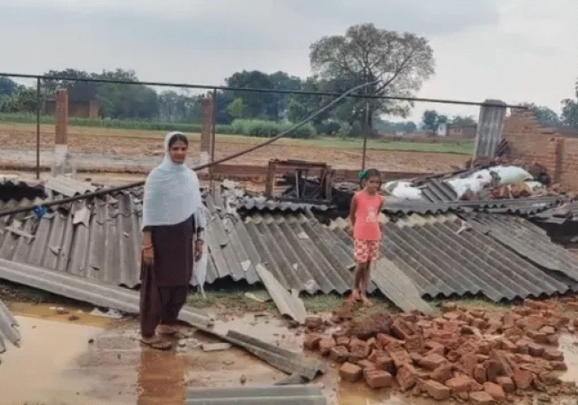 Roofs Blown Off Homes in Storm