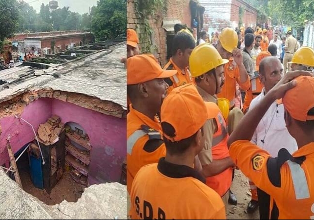 Five killed due to roof collapse of house in Lucknow