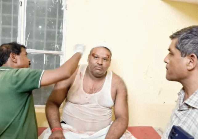 Violence during land demarcation for an Anganwad
