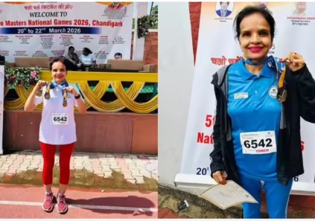 Himachal Opinder Kaur Sekhon won four gold medals