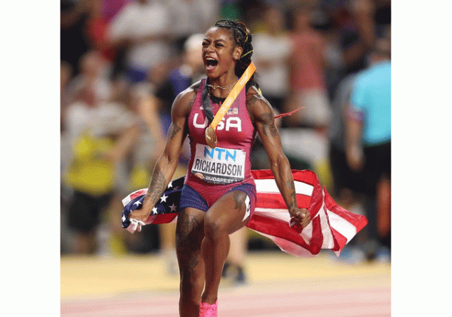 Sha'carry Richardson becomes the fastest sprinter on earth