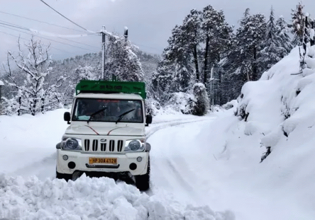 Changing weather conditions in Himachal Pradesh