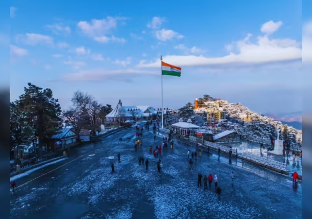 snow shimla