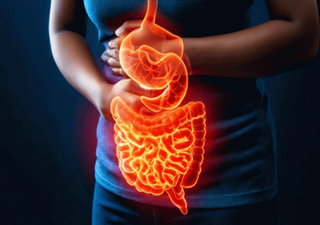 Sour belching is a sign of digestive system problems