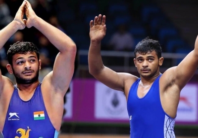 CWG 2022 Deepak Punia wins Gold : पाकिस्तान के रेसलर को हराकर दीपक पूनिया ने 86 किलोग्राम भारवर्ग कुश्ती इवेंट में जीता गोल्ड मेडल