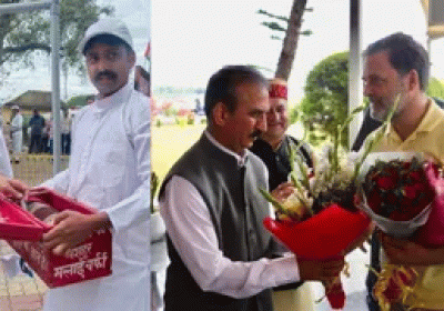 Rahul Gandhi enjoys Kangra in Dharamshala