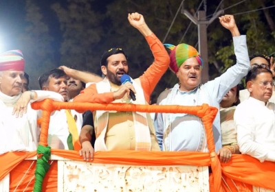Chief Minister Shri Nayab Singh Saini conducted a road
