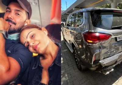 Rubina Dilaik Car Accident