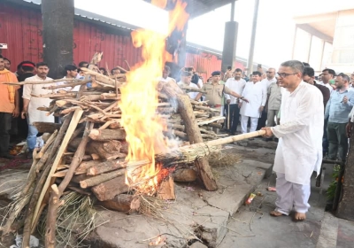 Funeral of Bhuwan Chandra Khanduri