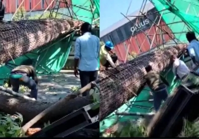 Bengaluru Metro Pillar Collapsed