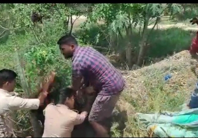 सुलतानपुर में ग्रामीणों ने पुलिस टीम पर बोला हमला