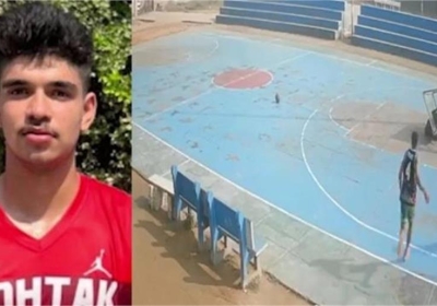 A player died after a basketball pole fell in Rohtak: 