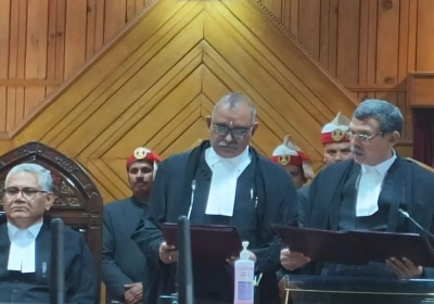 Oath taking of judges in Nainital High Court
