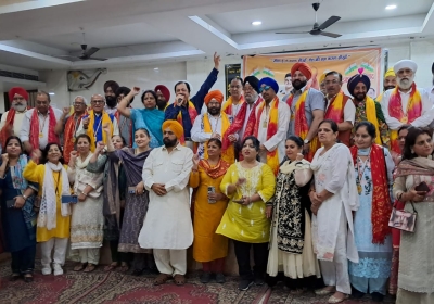 Senior citizens and social workers