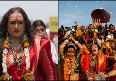 महाकुंभ मेले में सेक्टर 16 में किन्नर अखाड़ा शिविर के पास सोमवार को आग लग गई 