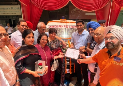 Chandigarh Red Cross Receives New Hearse