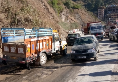 Potholes in Shimla