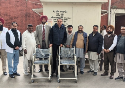 wheelchairs available in the cremation ground