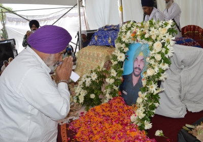 Last Prayers of Shaheed Pradeep Singh