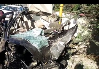 Three People Travelling in a Car Died in a Road Accident