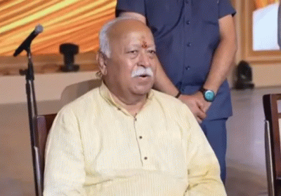 RSS chief Mohan Bhagwat reached Jaisalmer