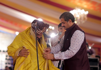 Devotees Danced Enthusiastically to the Bhajans