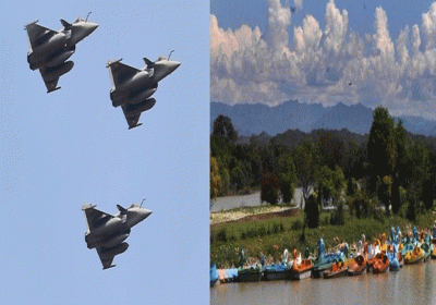 Air Show On Chandigarh Sukhna Lake