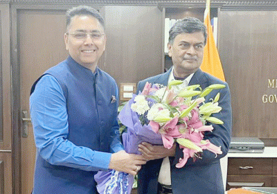 Aman Arora's meeting with the Union Minister for New and Renewable Energy