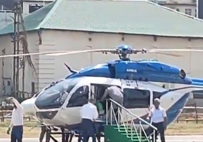 Bengal CM Mamata Banerjee Slipped And Fell In Helicopter Video Viral