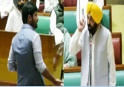 Bhagwant Mann question to Congress MLA Raja Warring in Punjab Assembly