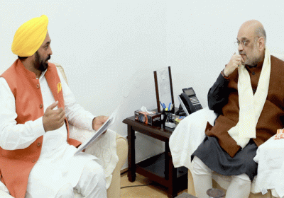 CM Bhagwant Mann met Home Minister Amit Shah