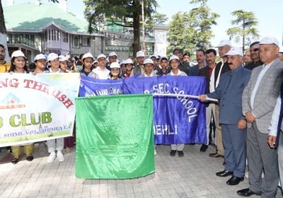 The Chief Minister flagged off the awareness rally