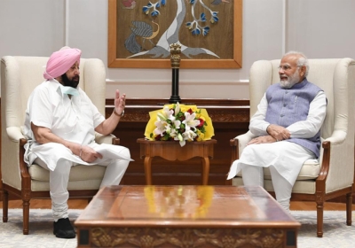 Captain Amarinder Singh met PM Modi