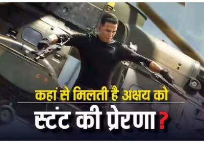Akshay Kumar On Stunt