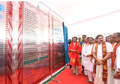 CM Jagan Reddy laid the foundation stone