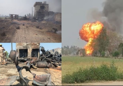 Cylinders Caught Fire in Bareilly