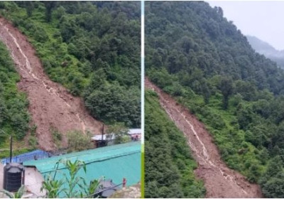 Landslide again in Gaurikund