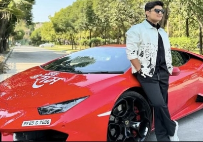 Lamborghini Car Accident in Noida