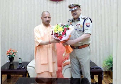 DGP Rajiv Krishna met CM Yogi Adityanath