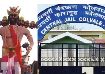 Prisoners burn effigy of Ravana in jail