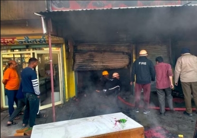 Fire Broke Out In Sahaspur Market