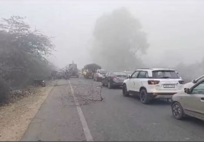 Accident on Yamuna Expressway
