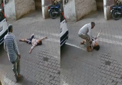Chandigarh 17 Year Girl Fell From Second Floor of Building CCTV Video