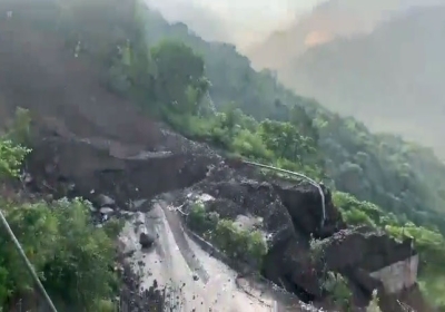 Chandigarh-Shimla Highway Landslide Near Parwanoo Himachal News
