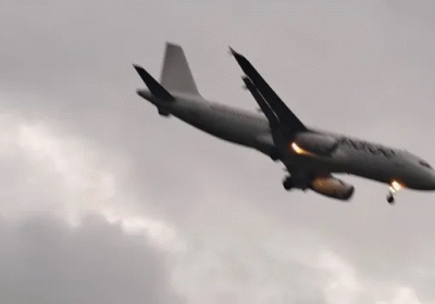 Indigo Aircraft Hovers in the Sky Over Surajpur for an Hour