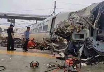 Major train accident in China: Bullet train coaches derail, driver killed, many injured